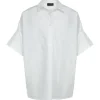 ROBERTO COLLINA Blouse Coton Blanc 17