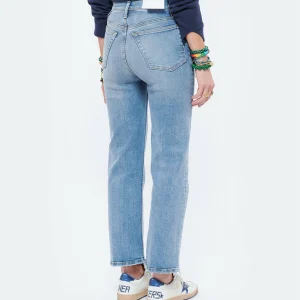 RE/DONE Jean 70s Crop Boot Denim Bleu Délavé 15