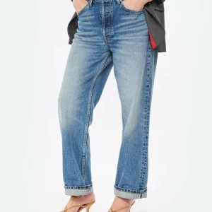 RE/DONE Jean 90S Low Slung Coton Bleu Vintage Pearl 15