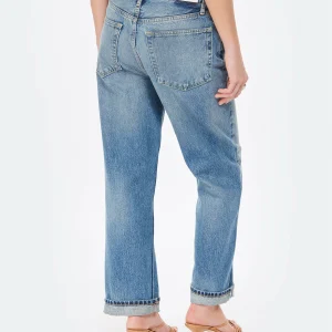 RE/DONE Jean 90S Low Slung Coton Bleu Vintage Pearl 17