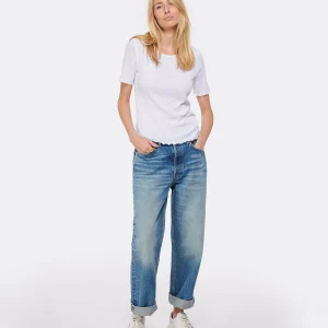 RE/DONE Jean 90S Low Slung Coton Bleu Vintage Pearl 13