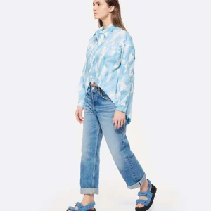 RE/DONE Jean 90S Low Slung Coton Bleu Vintage Pearl 19