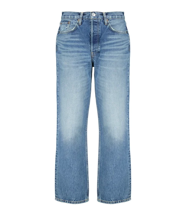 RE/DONE Jean 90S Low Slung Coton Bleu Vintage Pearl 1