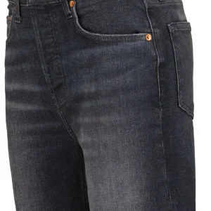 RE/DONE Jean 70S Stove Pipe Coton Noir Onyx Fade 10