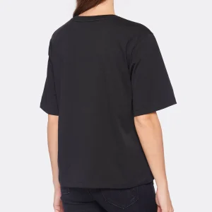 ROTATE Tee-shirt Lips Coton Noir, Capsule Sunday 13