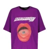 ROTATE Tee-shirt Lips Coton Raisin, Capsule Sunday 7