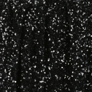 ROTATE Pantalon Taille Haute Sequins Noir 10