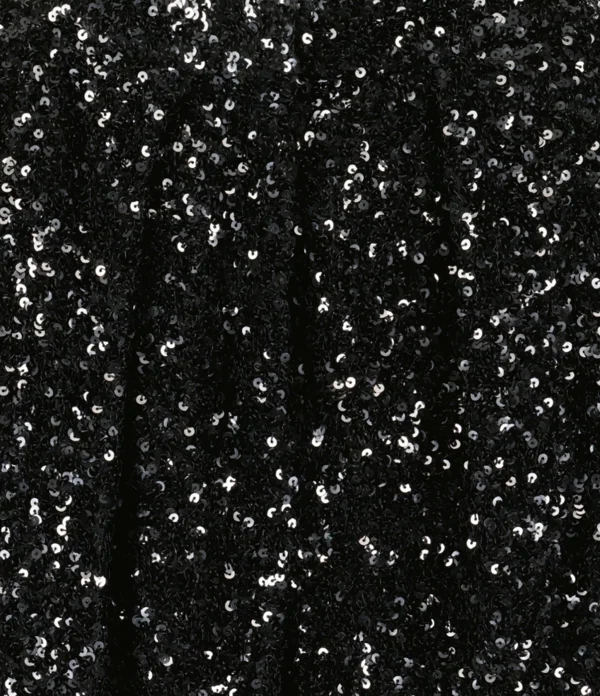 ROTATE Pantalon Taille Haute Sequins Noir 3