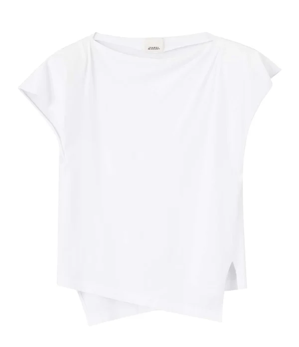 Isabel Marant Tee-shirt Sebani Coton Blanc 1