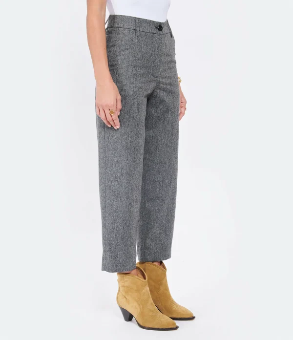 See By Chloé Pantalon Laine Gris 5