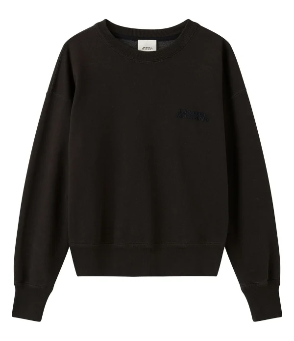 Isabel Marant Sweatshirt Shad Coton Noir Délavé 1