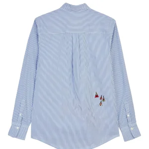 MIRA MIKATI Chemise Coton Bleu 10