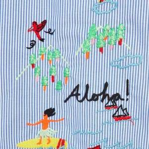 MIRA MIKATI Chemise Coton Bleu 12