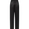 LOULOU STUDIO Pantalon Soma Soie Noir 19