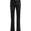 STOULS Pantalon Dean Agneau Plongé Regular Noir 10