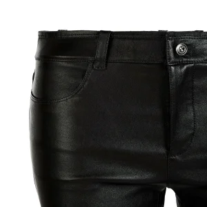 STOULS Pantalon Dean Agneau Plongé Regular Noir 11