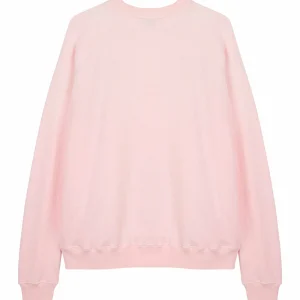 MIRA MIKATI Pull Raglan Broderie Coton Biologique Rose 10