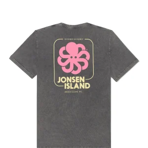 JONSEN ISLAND Tee-Shirt Classic Big Label Noir 6