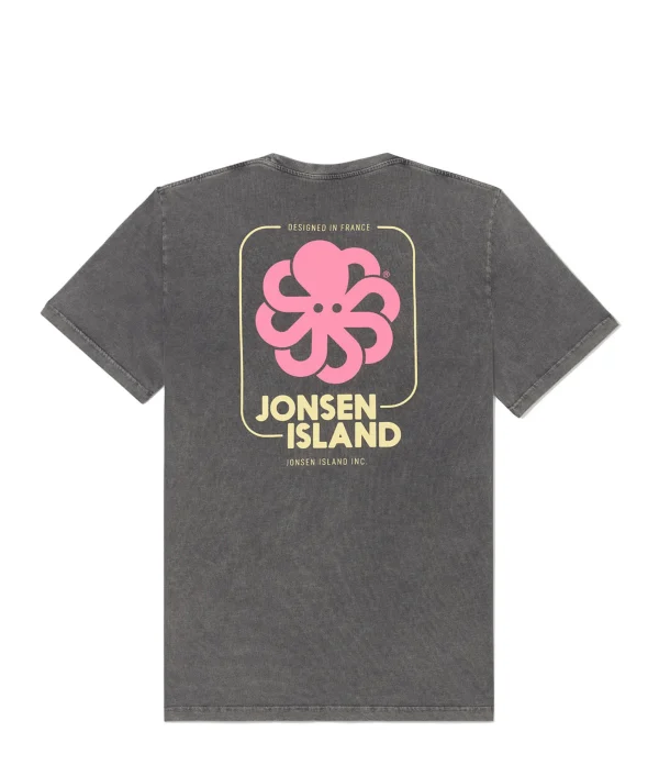 JONSEN ISLAND Tee-Shirt Classic Big Label Noir 3