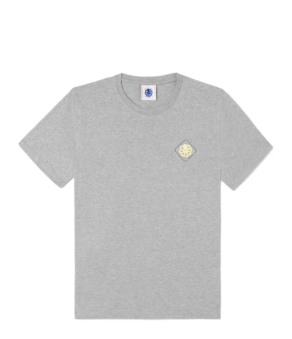 JONSEN ISLAND Tee-Shirt Classic Big Label Gris Clair 1