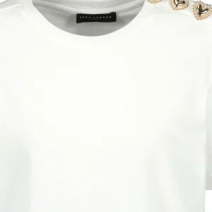 Tara Jarmon Tee-shirt Tampa Coton Blanc 8