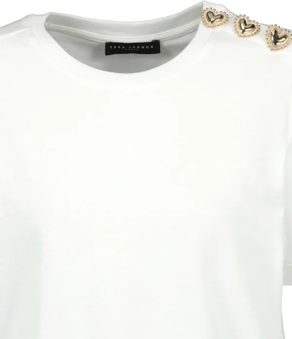 Tara Jarmon Tee-shirt Tampa Coton Blanc 3