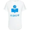 MARANT ÉTOILE Tee-shirt Koldi Lin Blanc Bleu 16