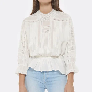 Vanessa Bruno Blouse Viva Coton Blanc 11