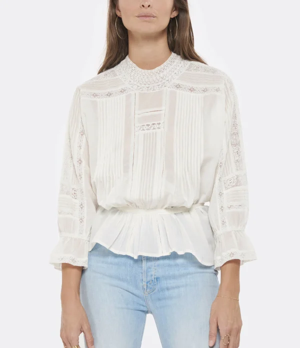 Vanessa Bruno Blouse Viva Coton Blanc 4