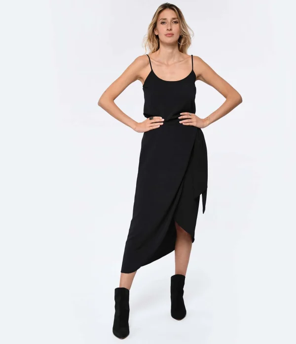 Vanessa Bruno Robe Midi Thalyssa Noir 4