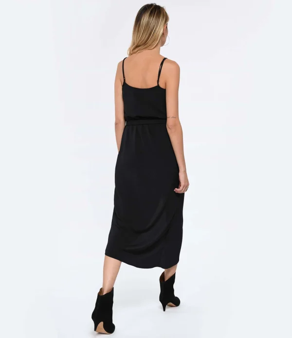 Vanessa Bruno Robe Midi Thalyssa Noir 5