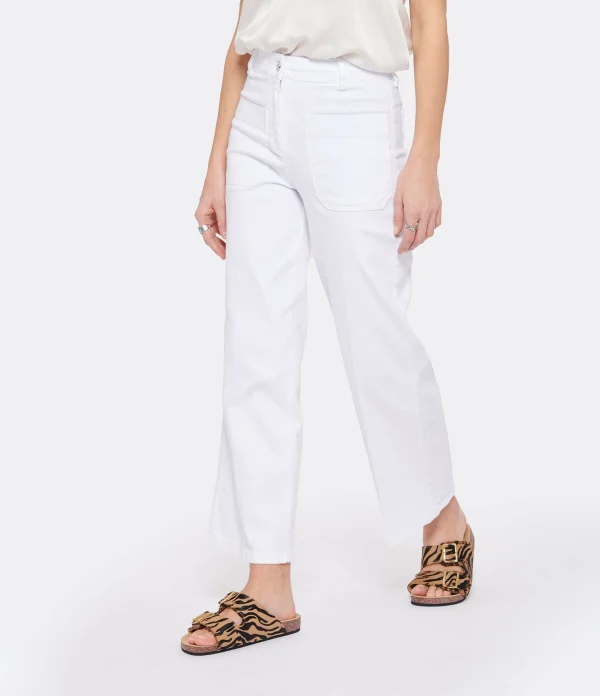 Vanessa Bruno Pantalon Helias Coton Blanc 5