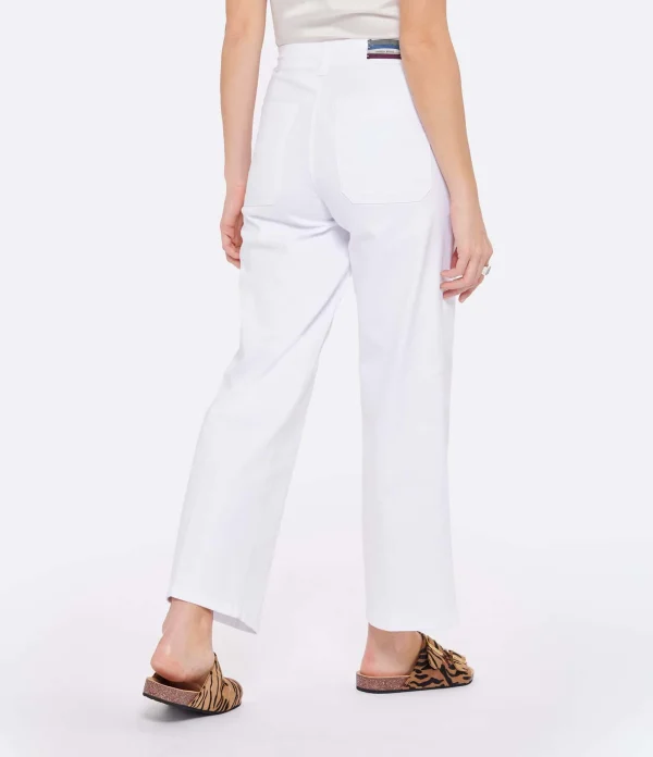 Vanessa Bruno Pantalon Helias Coton Blanc 6