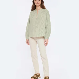 Vanessa Bruno Blouse Mederic Coton Vert D’Eau 14