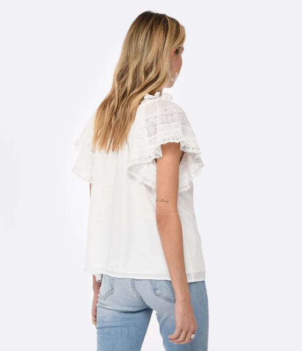 Vanessa Bruno Blouse Ava Coton Blanc 5