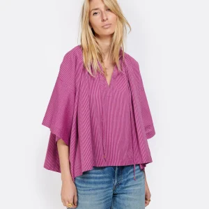 Vanessa Bruno Blouse Tyliam Coton Violet 11