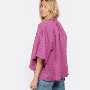 Vanessa Bruno Blouse Tyliam Coton Violet 15