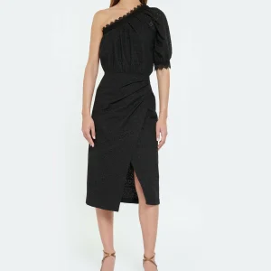 Vanessa Bruno Robe Midi Aureliane Noir 10