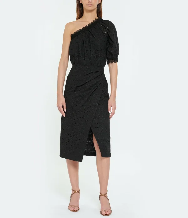 Vanessa Bruno Robe Midi Aureliane Noir 4