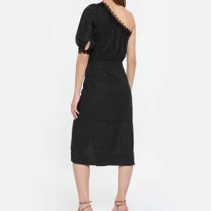 Vanessa Bruno Robe Midi Aureliane Noir 12