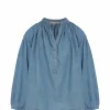 Vanessa Bruno Blouse Nipoa Coton Chambray 10