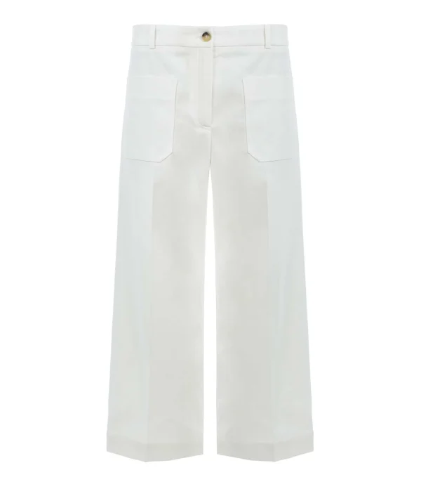 Vanessa Bruno Pantalon Helias Coton Blanc 1