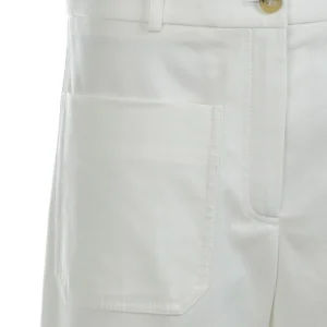 Vanessa Bruno Pantalon Helias Coton Blanc 10