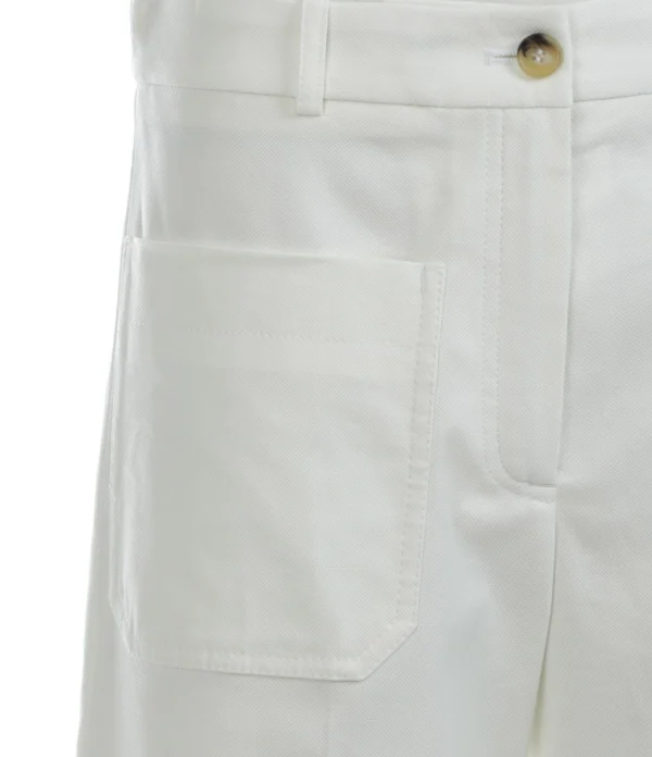 Vanessa Bruno Pantalon Helias Coton Blanc 3