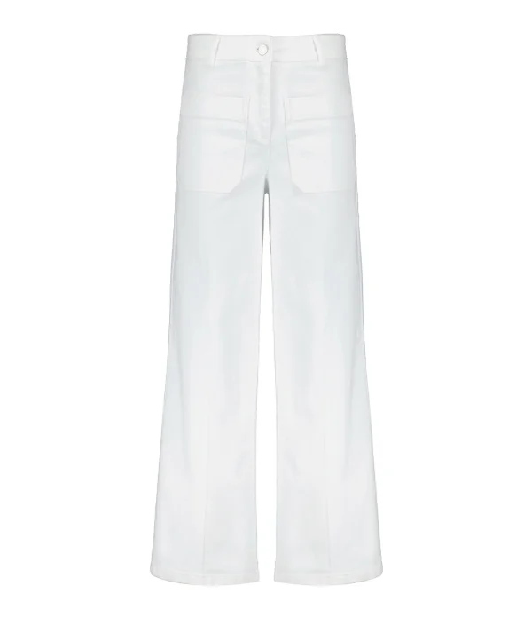 Vanessa Bruno Pantalon Helias Coton Blanc 1