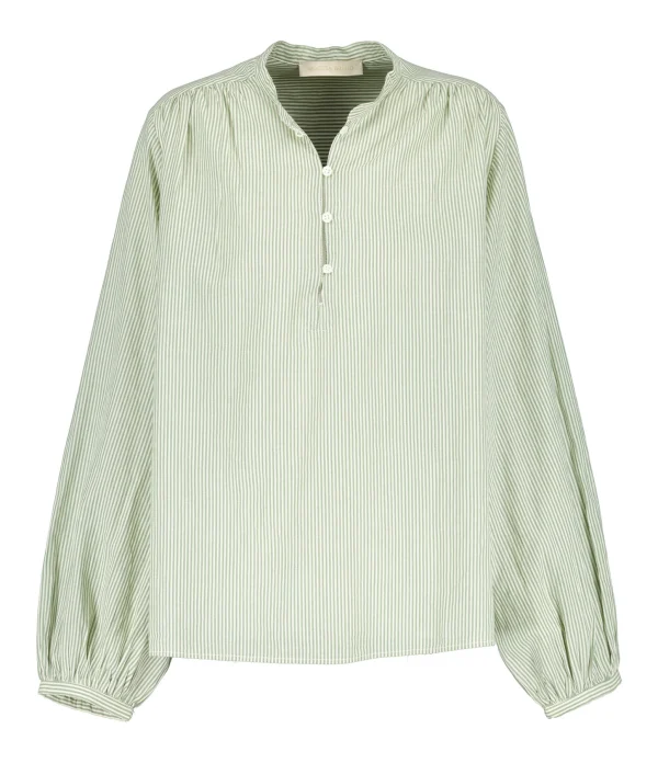 Vanessa Bruno Blouse Mederic Coton Vert D’Eau 1