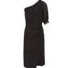 Vanessa Bruno Robe Midi Aureliane Noir 16