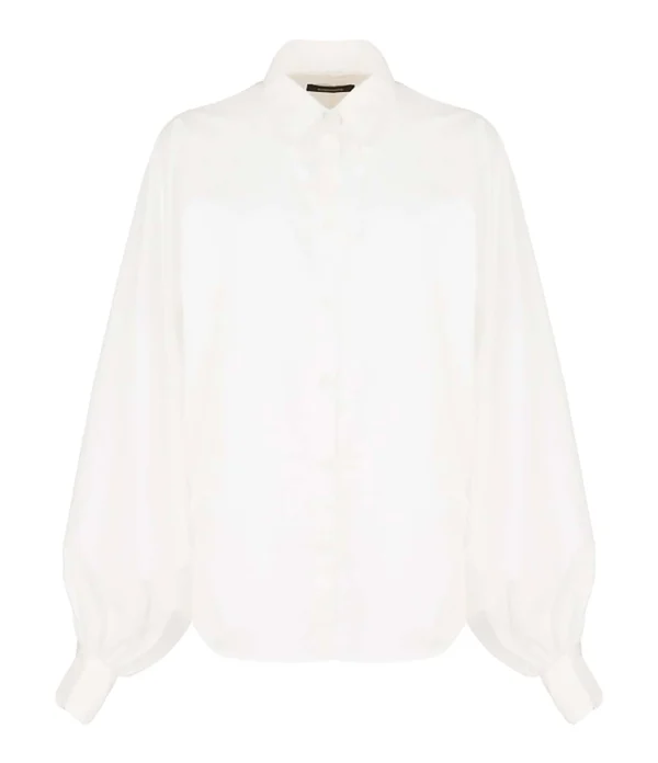 MADE IN TOMBOY Chemise Claire Coton Popeline Blanc 1