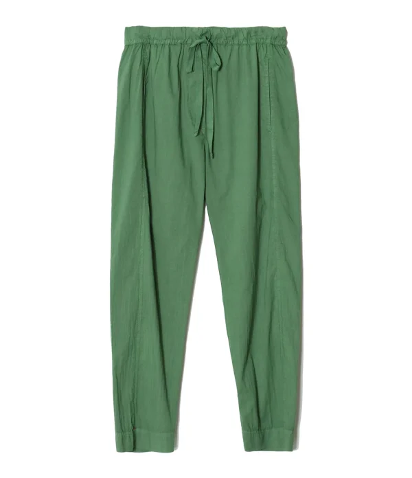 XIRENA Pantalon Fin Draper Coton Vert 1