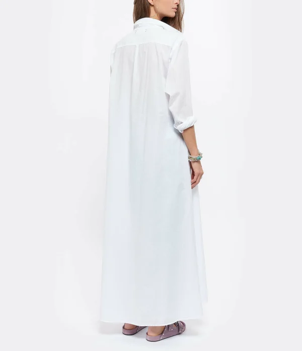 XIRENA Robe Boden Coton Blanc 5